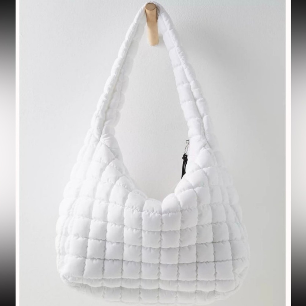 free People quilted carryall bag